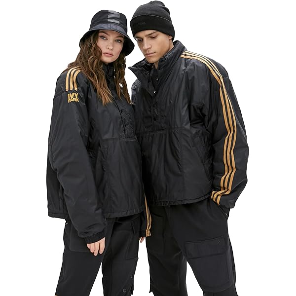 adidas UNISEX IVY PARK NYLON TRACK JACKET, BLUE (Small) at Amazon